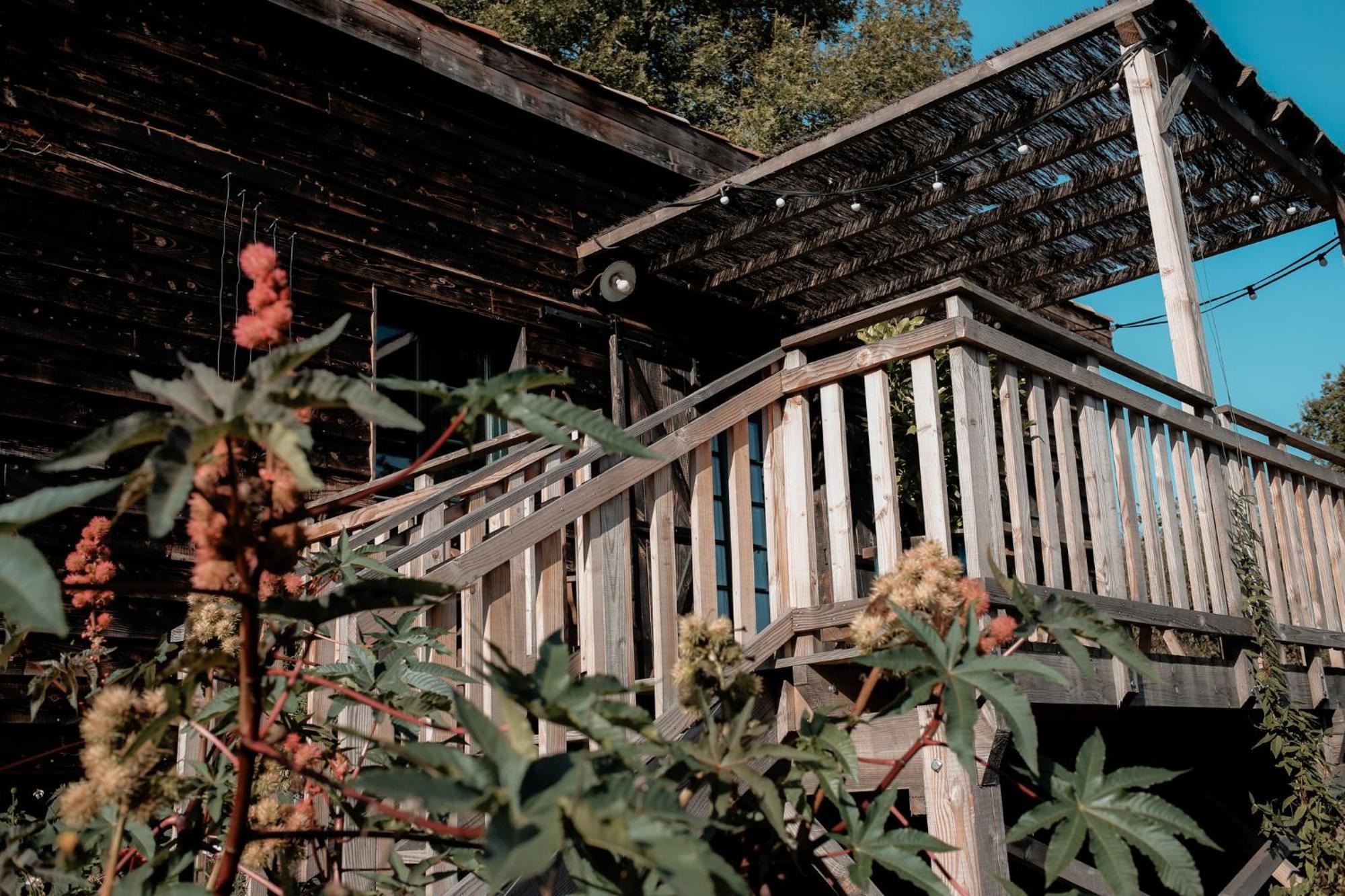 La Ferme Du Pont De Maumy, Cabane Au Bord De L'Etang Et Bain Nordique Busserolles Dış mekan fotoğraf